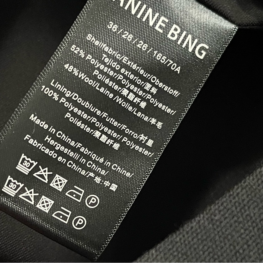 Anine Bing Drew Tailor Trousers Size 36 USA 4 - Picture 15 of 16